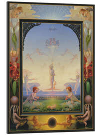 Stampa su vetro acrilico Morning, 1808 - Philipp Otto Runge