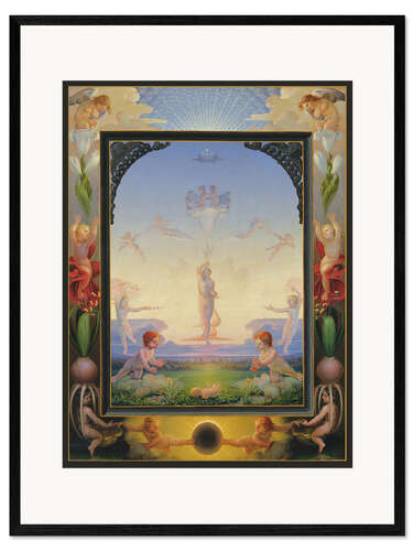 Impresión de arte enmarcada Morning, 1808