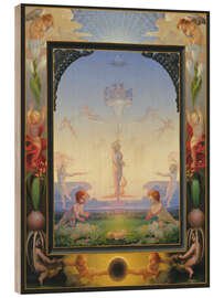 Quadro de madeira Morning, 1808 - Philipp Otto Runge