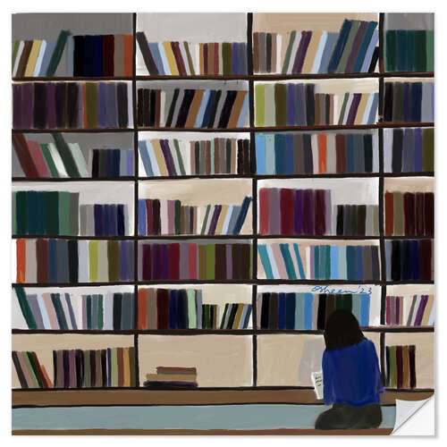 Vinilo para la pared Contemplating