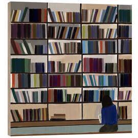 Wood print Contemplating - Osheens Gallery