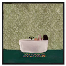 Gerahmter Kunstdruck Tiefes Einweichen