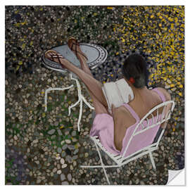 Wandsticker Verloren in den Seiten