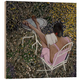 Obraz na drewnie Lost in Pages - Osheens Gallery