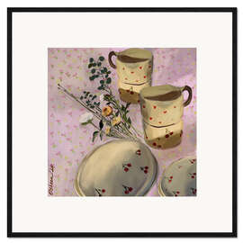 Inramat konsttryck Dawn Delights - Osheens Gallery