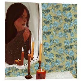 Hartschaumbild Spiegel-Gedanken - Osheens Gallery