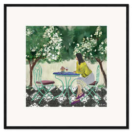 Gerahmter Kunstdruck Solo Brunch