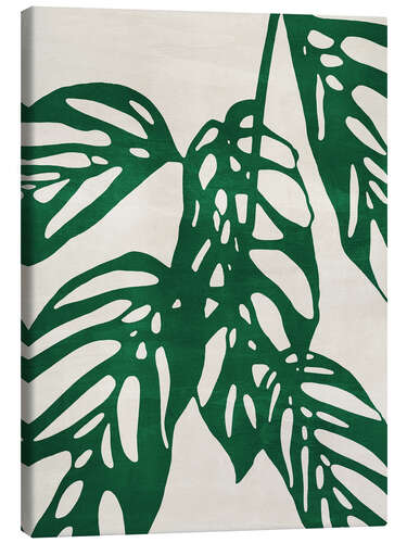 Lienzo Monstera no. 1, Green