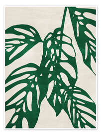 Stampa Monstera no. 1, Green - Adriano Oliveira