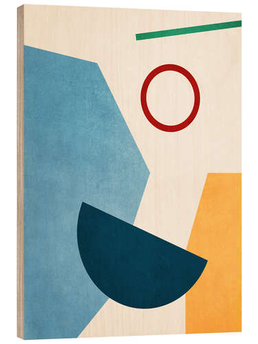 Holzbild Colour Geometry no. 2