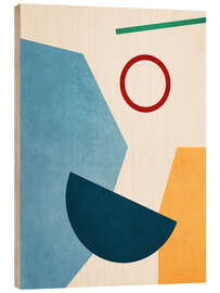 Holzbild Colour Geometry no. 2