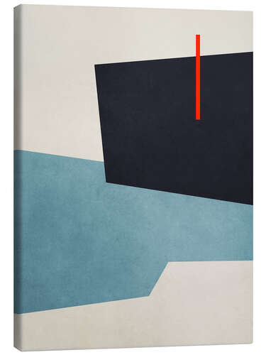 Canvas print Geometric Shapes no. 19 Blue