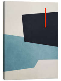 Canvas print Geometric Shapes no. 19 Blue - Adriano Oliveira