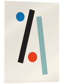 Tableau en verre acrylique Geometric Harmony no. 4 - Adriano Oliveira
