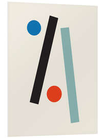 Hartschaumbild Geometrische Harmonie Nr. 4