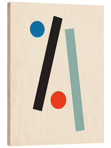 Obraz na drewnie Geometric Harmony no. 4