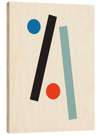 Obraz na drewnie Geometric Harmony no. 4 - Adriano Oliveira