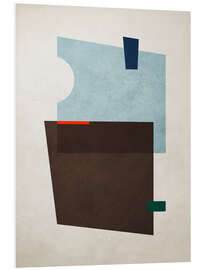 Hartschaumbild Geometric Shapes no. 11 Blue