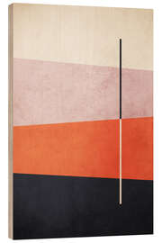 Holzbild Geometric Shapes no. 6