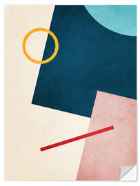 Wall sticker Colour Geometry no. 3
