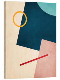 Holzbild Colour Geometry no. 3