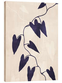 Holzbild Abstract Botanical no. 8