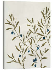 Canvas print Olive Branch - Green