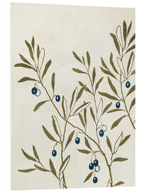 PVC-tavla Olive Branch - Green