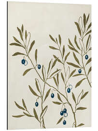 Magnettafel Olivenzweig - Grün