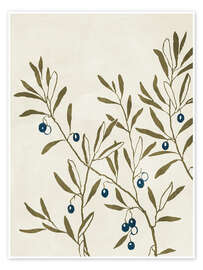 Stampa Olive Branch - Green - Adriano Oliveira
