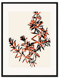 Gerahmter Kunstdruck Abstract Botanical no. 7