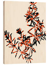 Holzbild Abstract Botanical no. 7