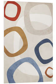 Hartschaumbild Geometric Shapes no. 8