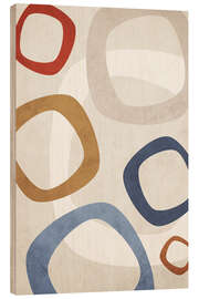 Holzbild Geometric Shapes no. 8