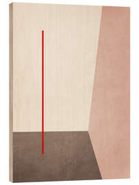 Holzbild Geometric Shapes no. 4