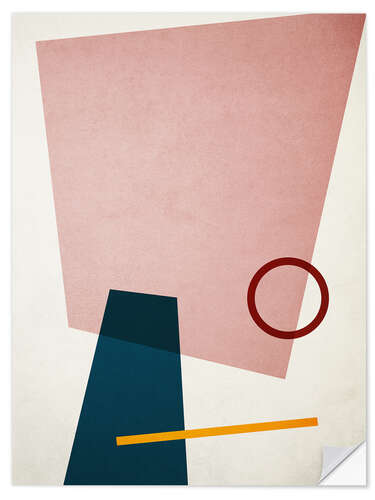 Wall sticker Colour Geometry no. 1