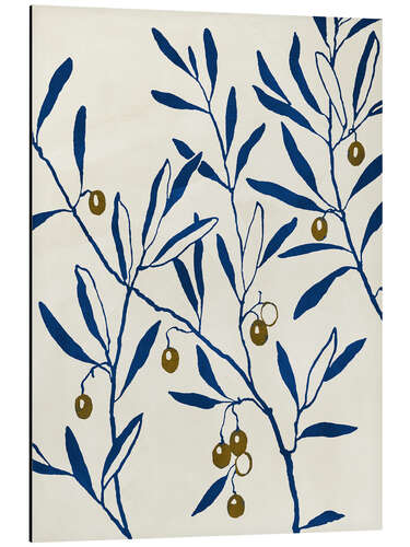 Quadro em alumínio Olive Branch - Blue