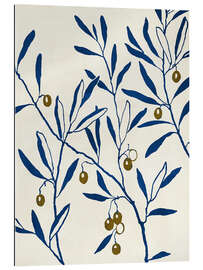 Galleriprint Olive Branch - Blue - Adriano Oliveira