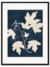 Stampa artistica con cornice Maple Branch - Blue