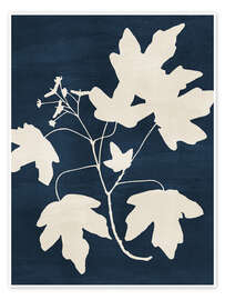 Stampa Maple Branch - Blue - Adriano Oliveira