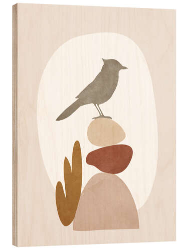 Obraz na drewnie Cute Little Bird