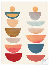 Wandsticker Moderne abstrakte Kunst III