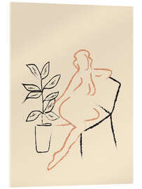 Acrylglasbild Nude Line - Branka Kodžoman