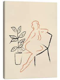 Leinwandbild Nude Line