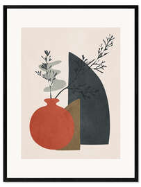 Gerahmter Kunstdruck Bohème-Elemente