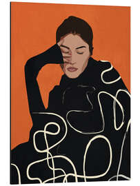 Quadro em alumínio Thinking of a moment - Branka Kodžoman