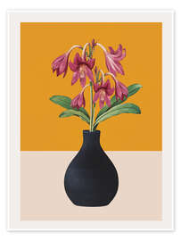 Obraz Flowers in Black Vase - Branka Kodžoman