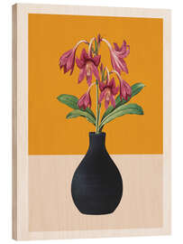 Trebilde Flowers in Black Vase