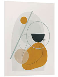 Hartschaumbild Abstrakte Formen II