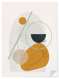 Wandsticker Abstrakte Formen II